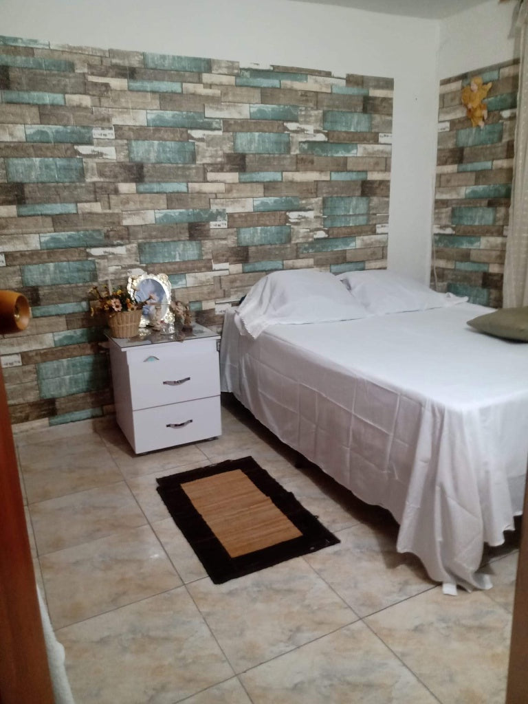 Panel adhesivo 3D Madera Turqueza