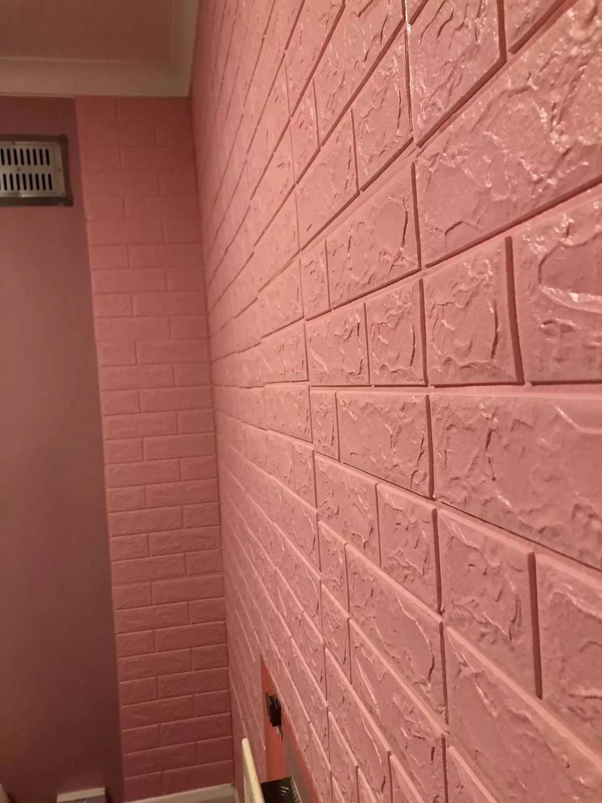 Panel adhesivos 3D Rosado