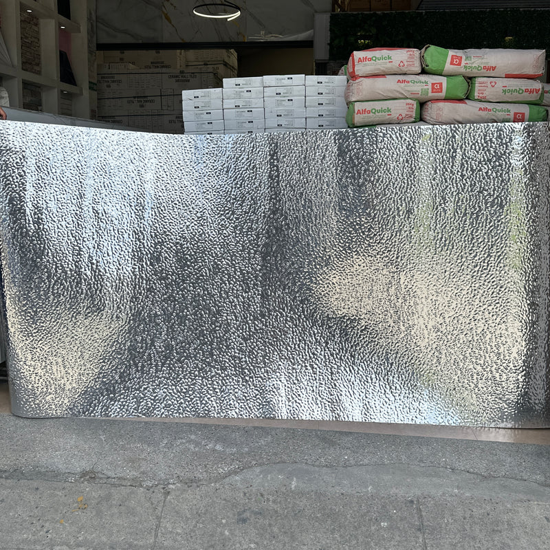 Rollo de mármol adhesivo gota de agua plata - : 1.20 x 2.40 Metros