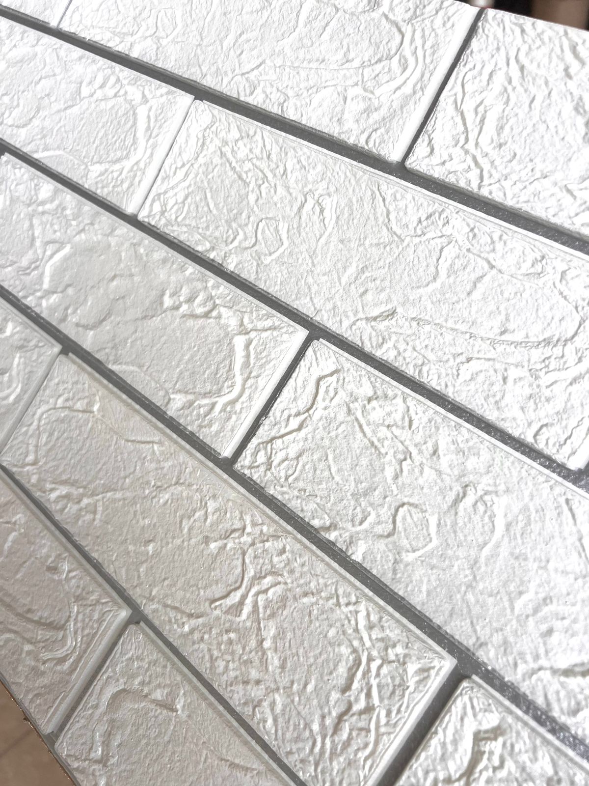 Panel Adhesivo Ladrillo Plata