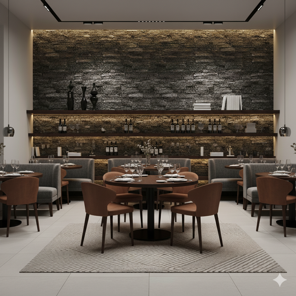 Panel Adhesivo 3D Gris Piedra