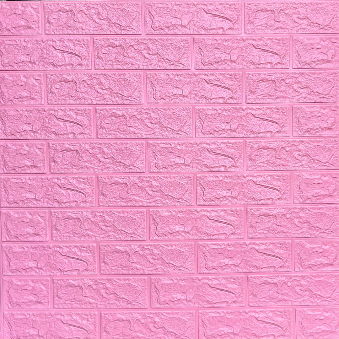 Panel adhesivos 3D Rosado