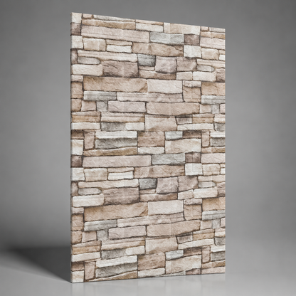 Panel adhesivo 3D Ladrillo Marrón