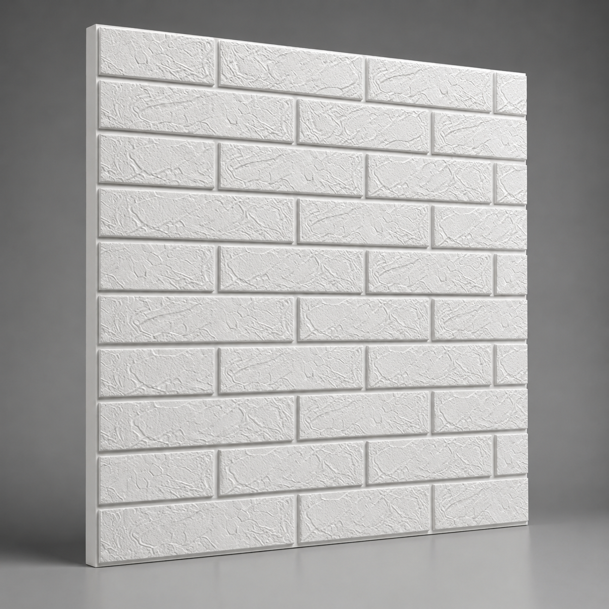 Panel Adhesivo Ladrillo Plata