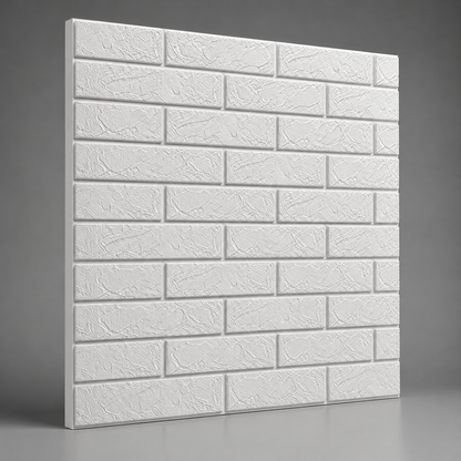 Panel Adhesivo Ladrillo Plata