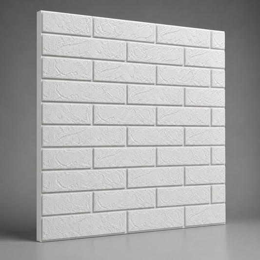 Panel Adhesivo Ladrillo Plata