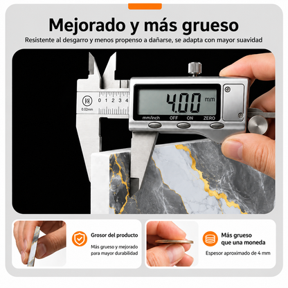 Rollo de mármol adhesivo T1 Gris Aureo - 1.20 x 2.40 Metros