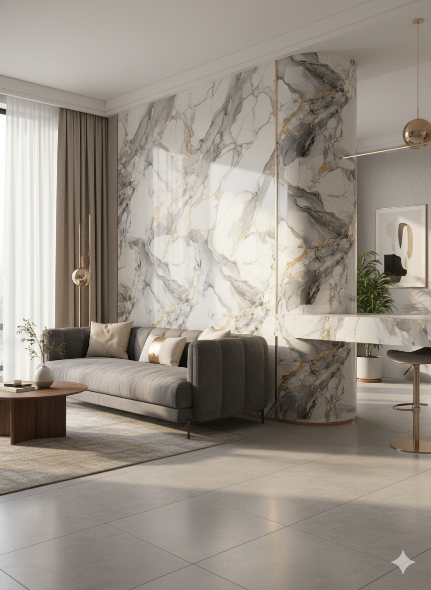 Rollo de mármol Gris Imperial UVS-03