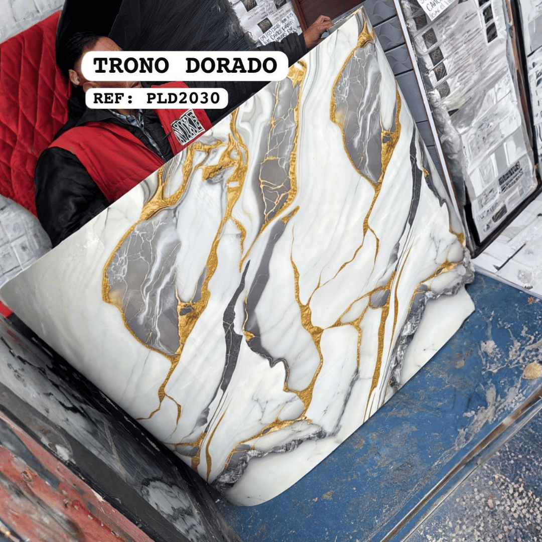 Rollo de mármol Trono Dorado PLD2030 - 1.20 x 2.40 Metros