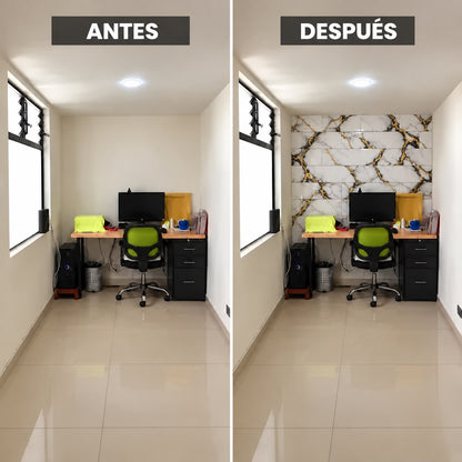 Panel Adhesivo Mármol F002 30cmx60cm x10 unidades