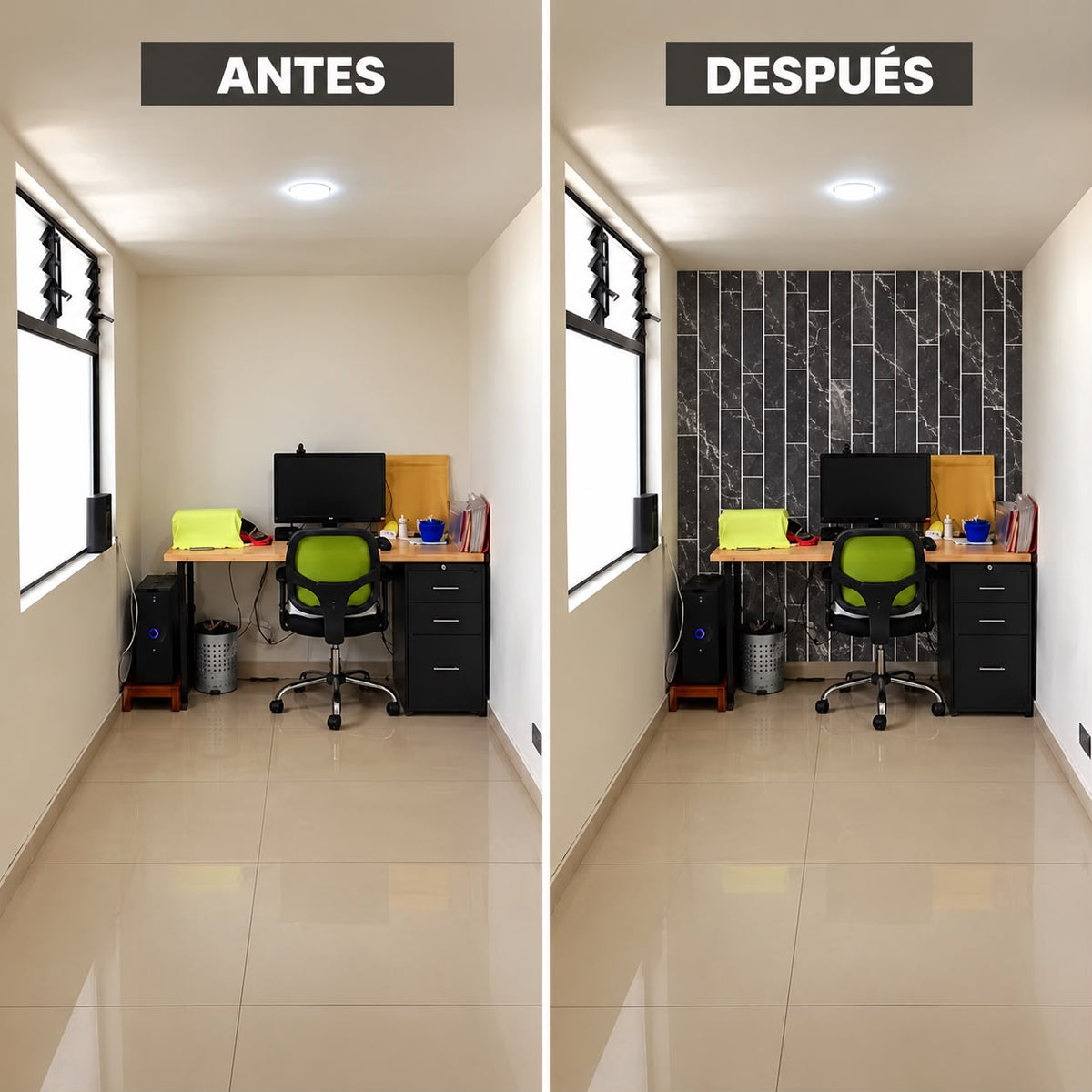 Mármol adhesivos 3D YX-04 30cmx60cm x10 unidades