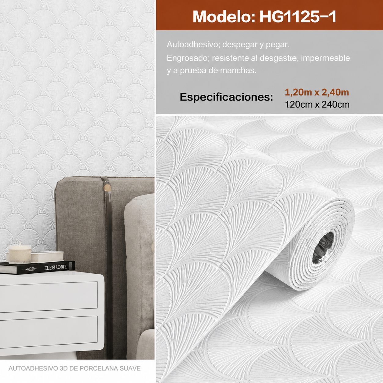 Rollo adhesivo Rustico Elegant