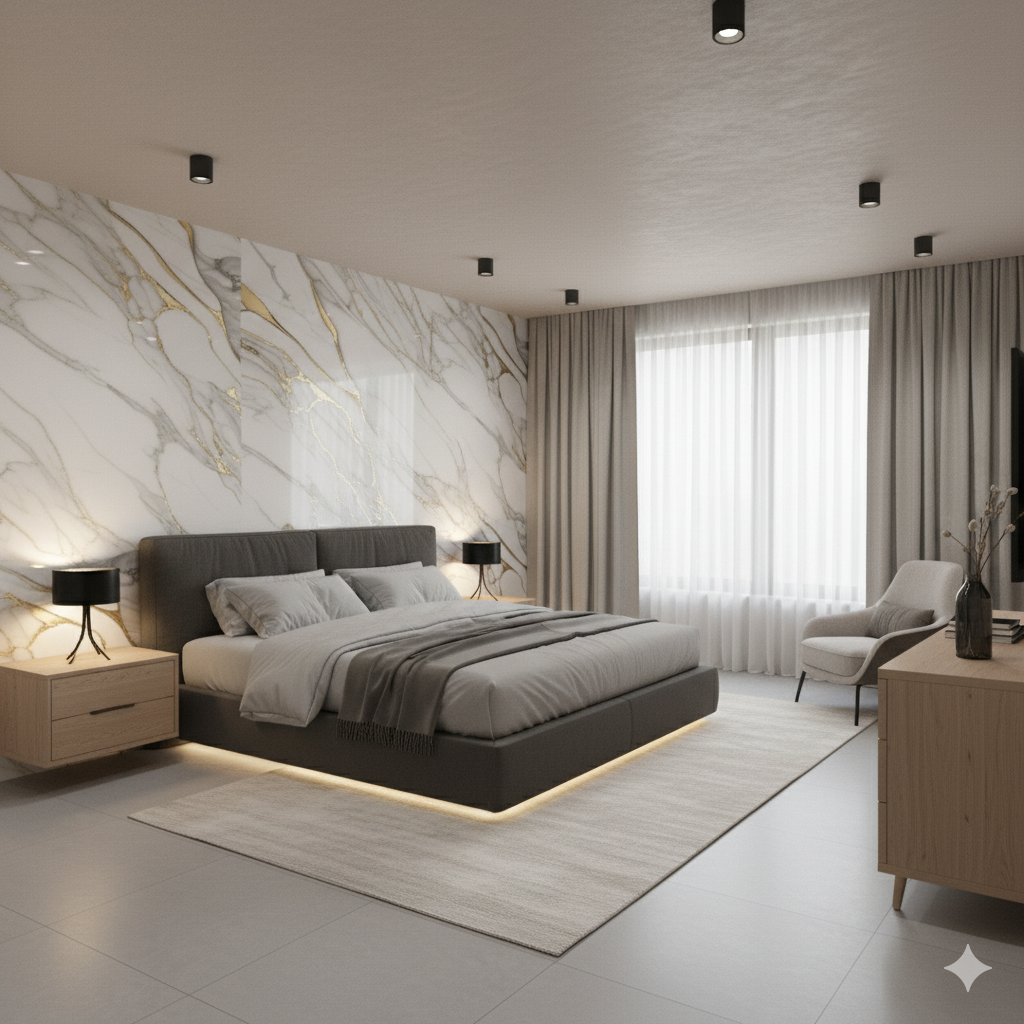 Rollos de Mármol Adhesivos