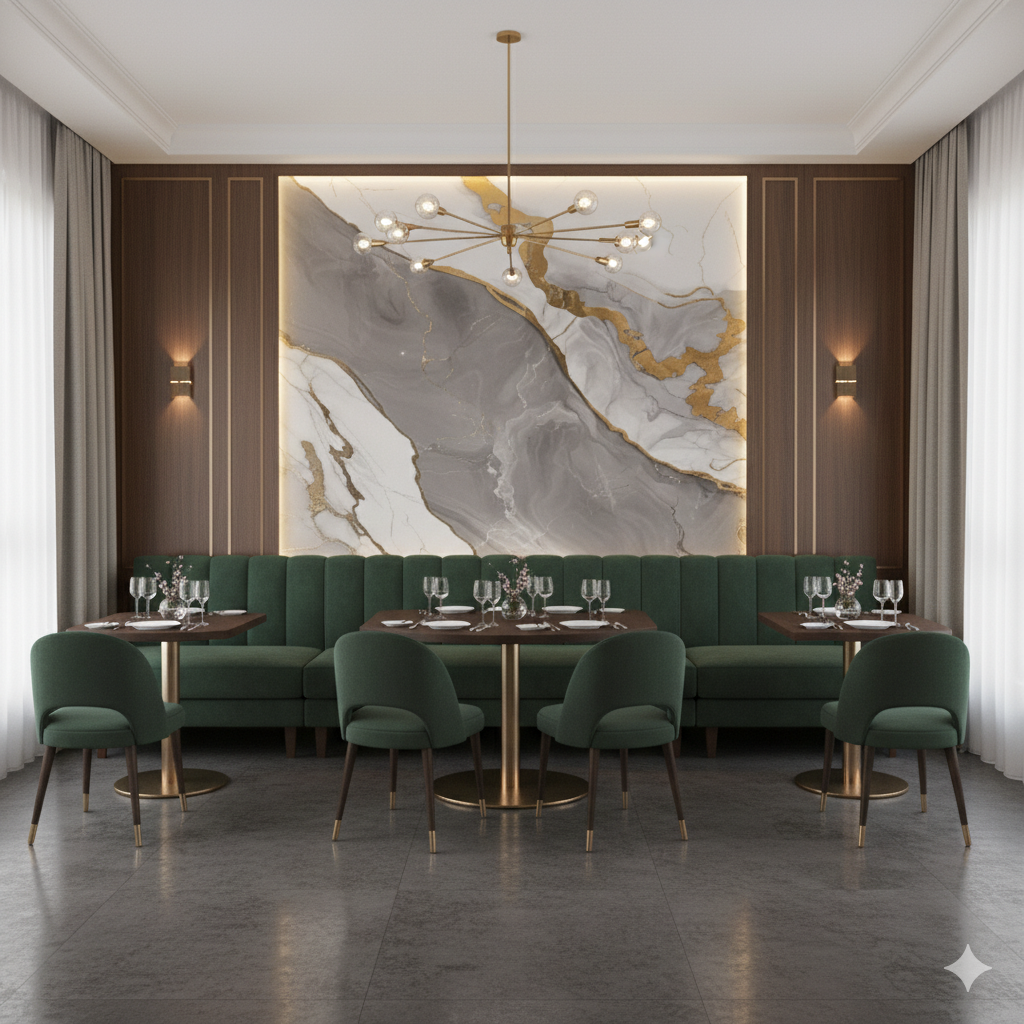 Rollos de Mármol Adhesivos gota de agua plata