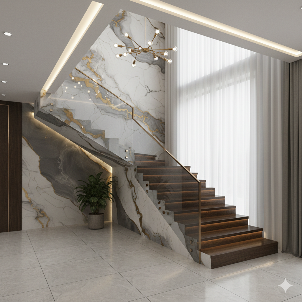 Rollos de Mármol Adhesivos gota de agua plata