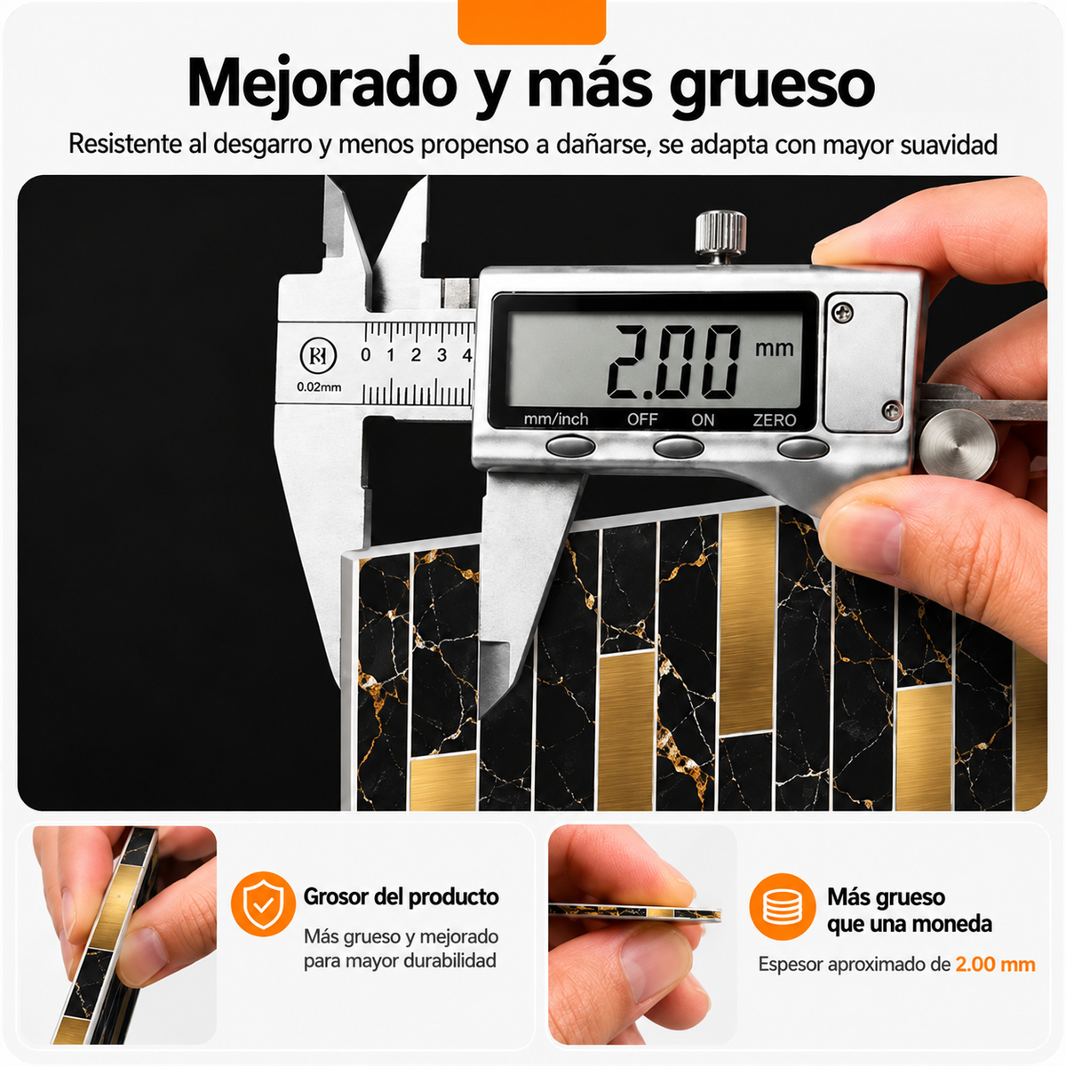 Mármol adhesivos 3D YX-08  30cmx60cm x 10 unidades