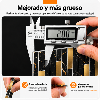 Mármol adhesivos 3D YX-08  30cmx60cm x 10 unidades