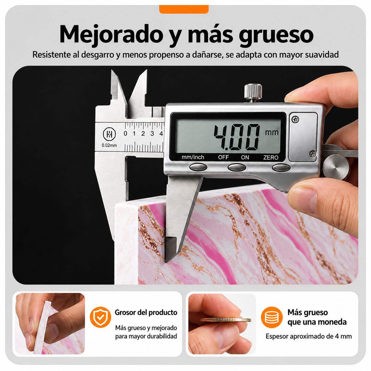 Rollos de Mármol rio oro Rosado- 1.20 x 2.40 Metros