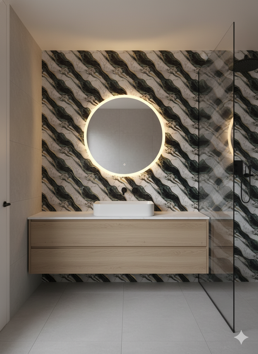 Rollos de Mármol Adhesivos