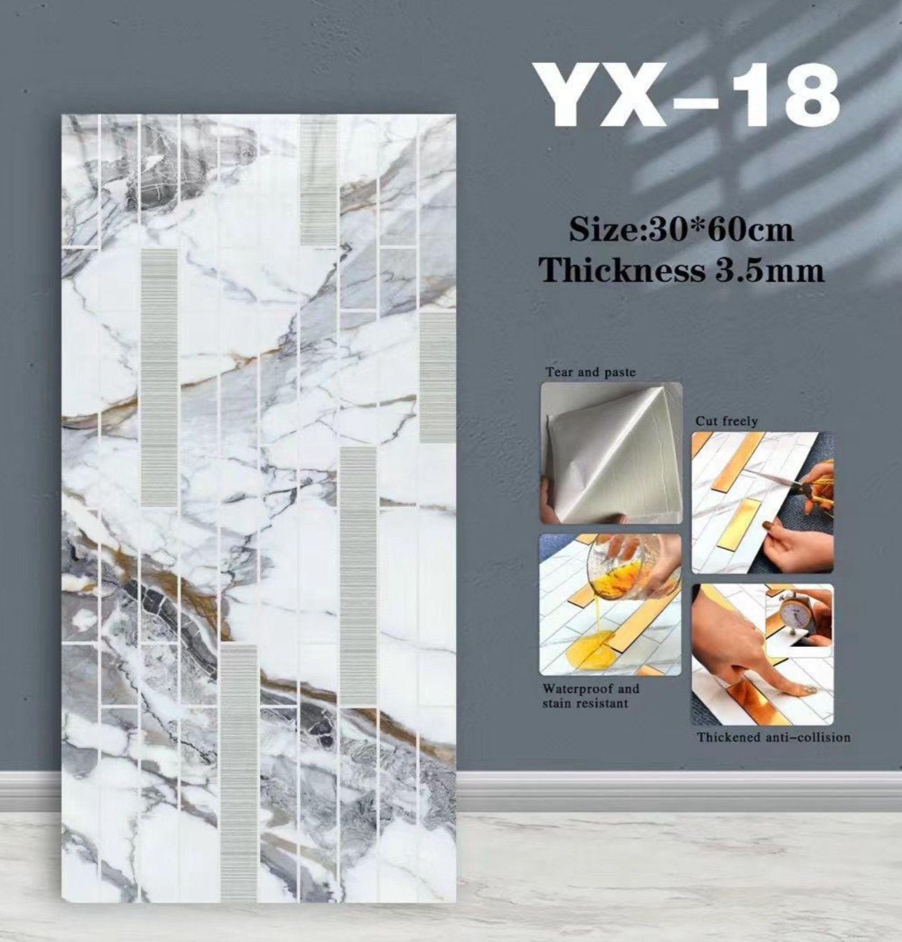 Mármol adhesivos YX-18 x 10 unidades