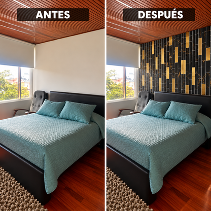 Mármol adhesivos 3D YX-08  30cmx60cm x 10 unidades