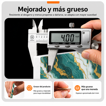 Rollo de mármol adhesivo Río de Oro UVS-5 - 1.20 x 2.40 Metros