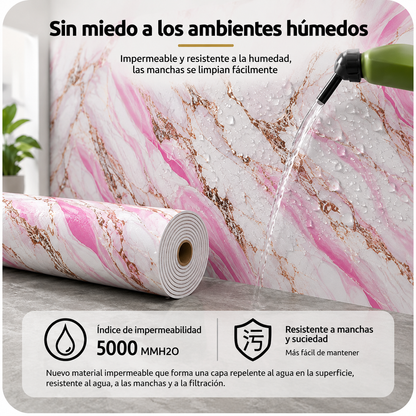 Rollos de Mármol rio oro Rosado- 1.20 x 2.40 Metros