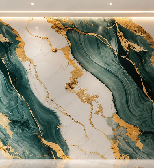 Rollo de mármol adhesivo Río de Oro UVS-5