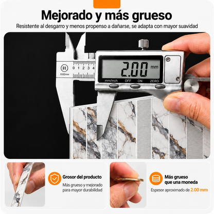 Mármol adhesivos 3D YX-18 30cmx60cm x 10 unidades