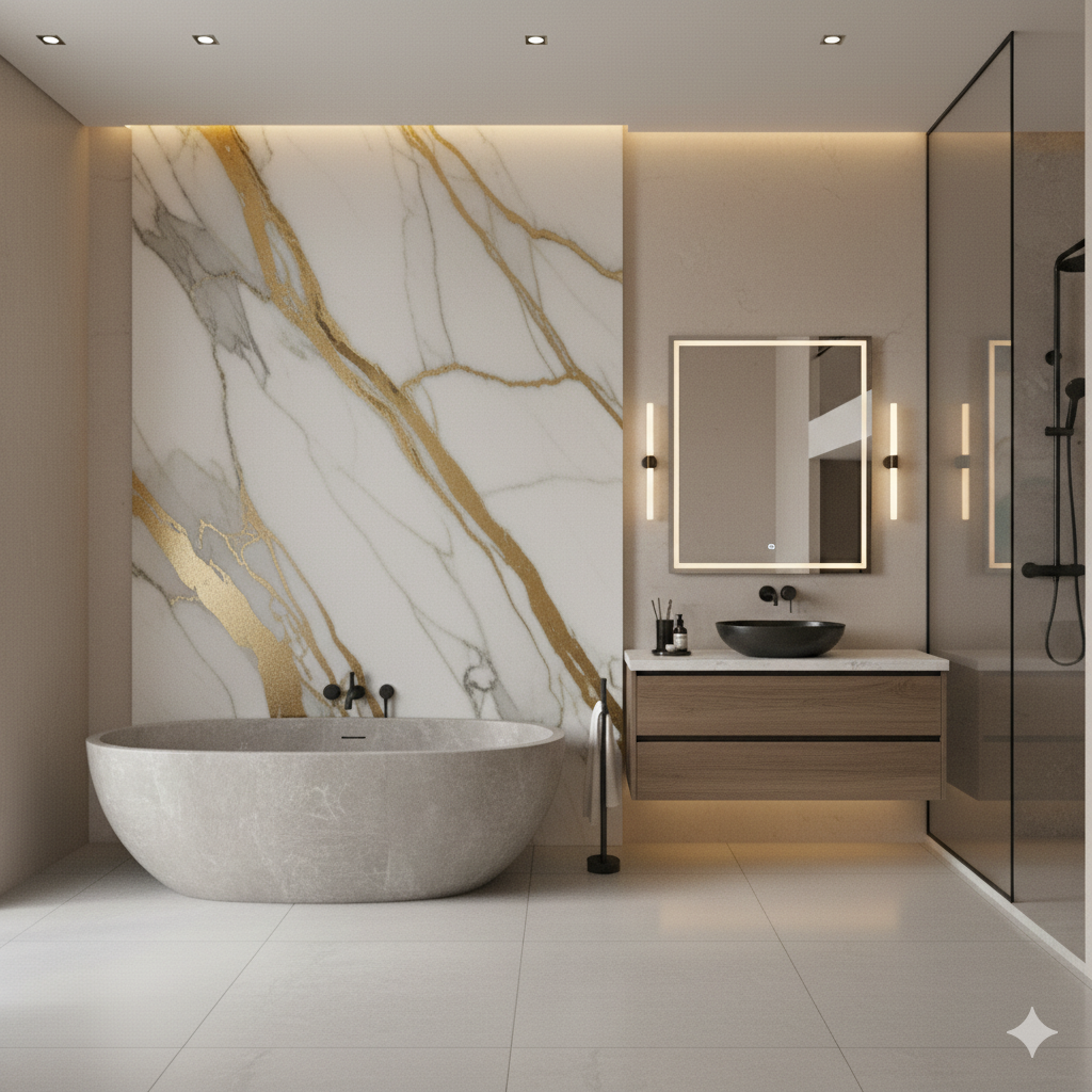 Rollos de Mármol Adhesivos