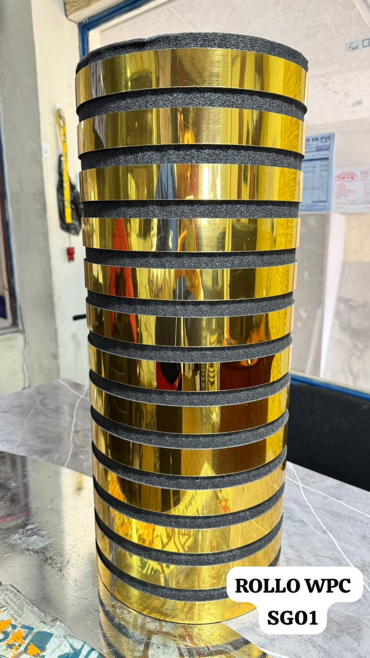 Rollo De WPC Esmeralda Dorada SGO1