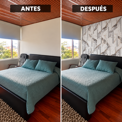 Mármol adhesivos 3D YX-18 30cmx60cm x 10 unidades