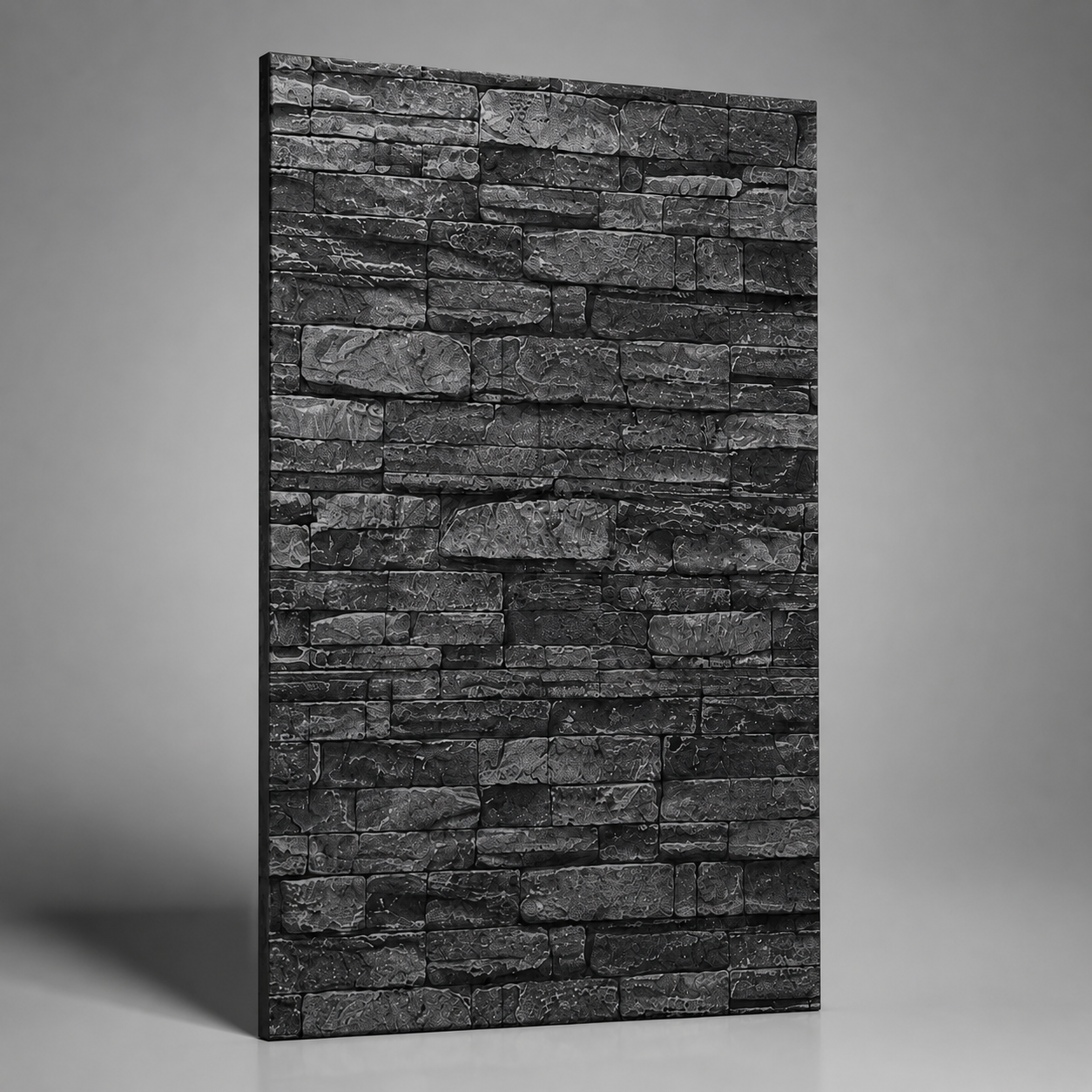 Panel Adhesivo 3D Gris Piedra