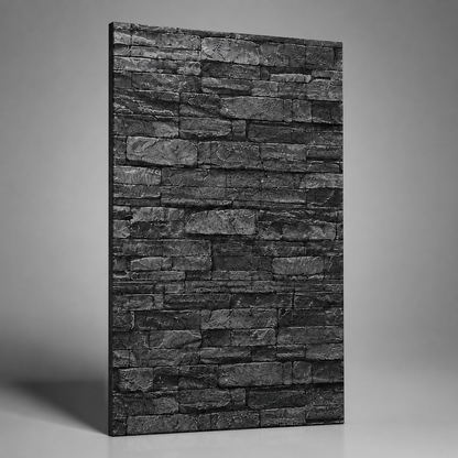 Panel Adhesivo 3D Gris Piedra