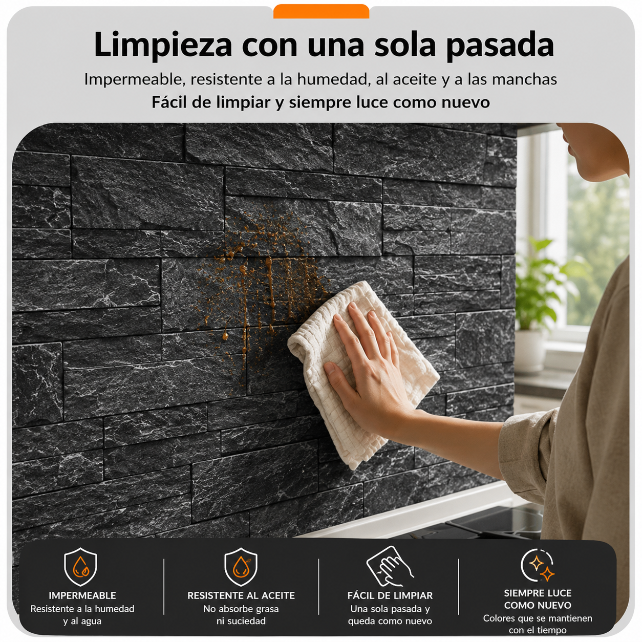 Panel Adhesivo 3D Zafiro