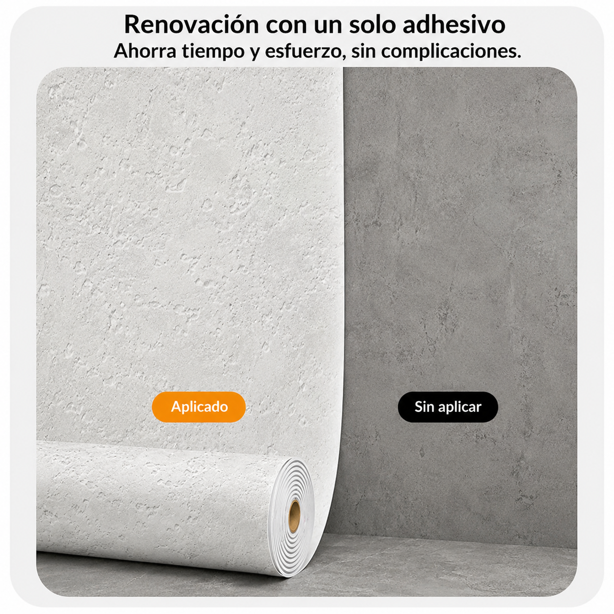 Rollo adhesivo Rustico Estilo Piedra