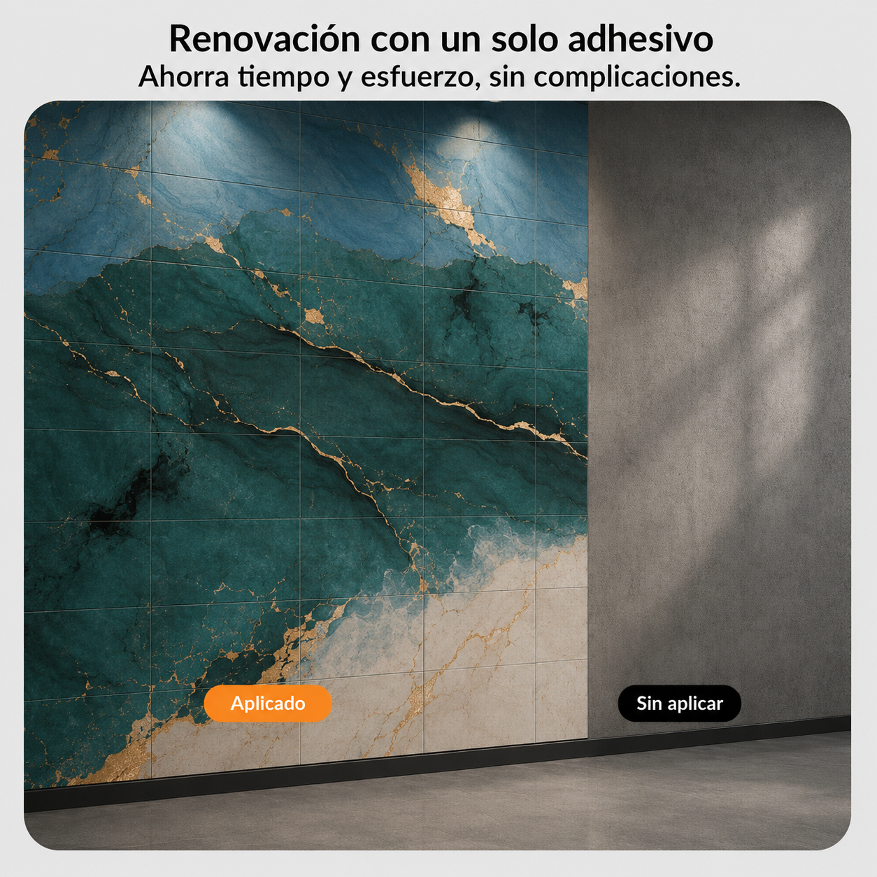 Panel Adhesivo Mármol F-04 x 10 unidades