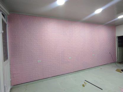 Panel adhesivos 3D Rosado