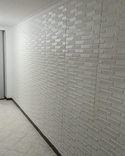 Panel Adhesivo Oblicuo Blanco 70x70