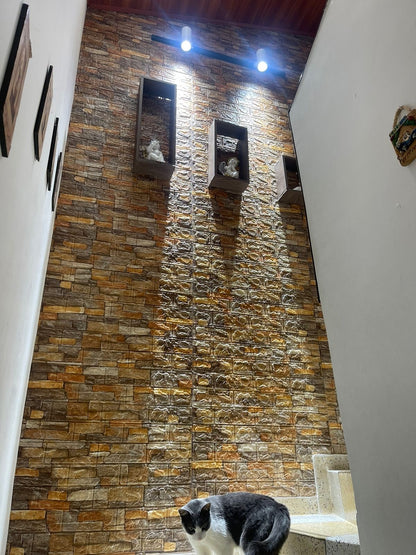 Panel Adhesivo lajas caliza