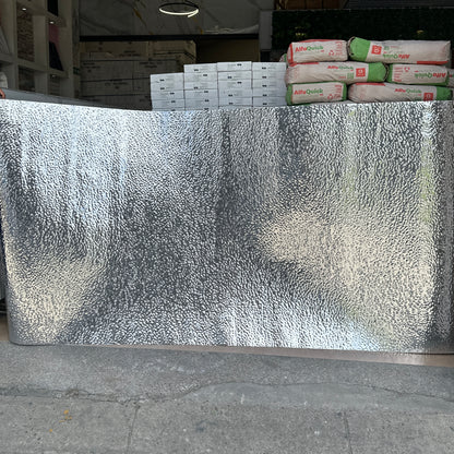 Rollo de mármol adhesivo gota de agua plata - : 1.20 x 2.40 Metros