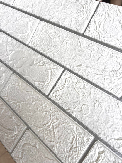Panel Adhesivo Ladrillo Plata