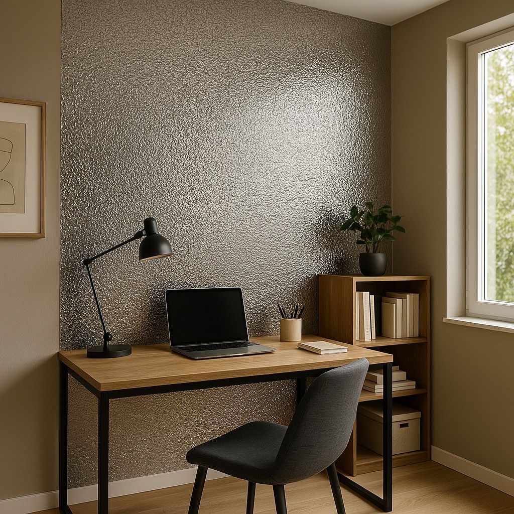 Rollo de mármol adhesivo gota de agua plata