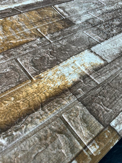 Panel Adhesivos 3D Madera Vintage