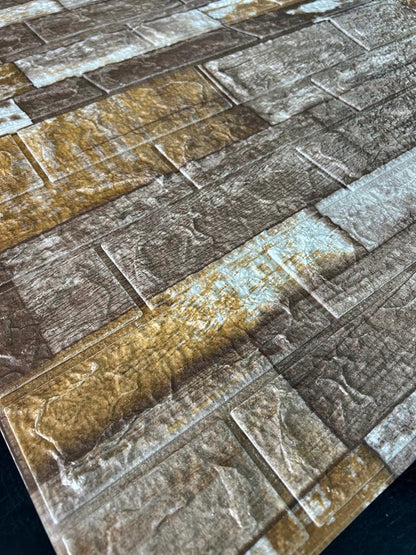 Panel Adhesivos 3D Madera Vintage