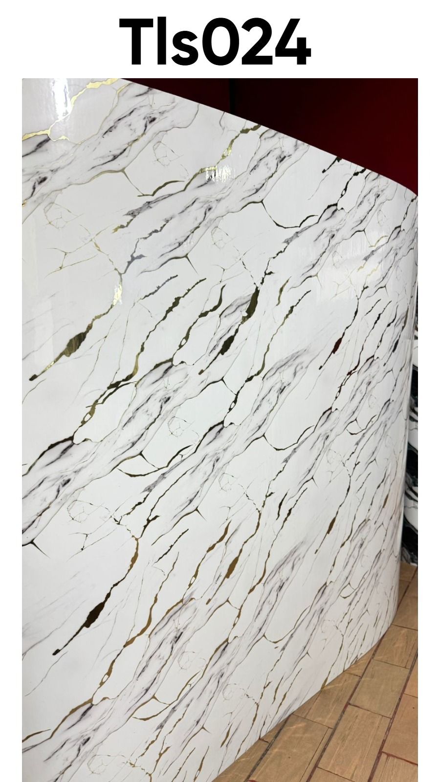 Rollo de mármol adhesivo Oro Blanco Imperial TLS24