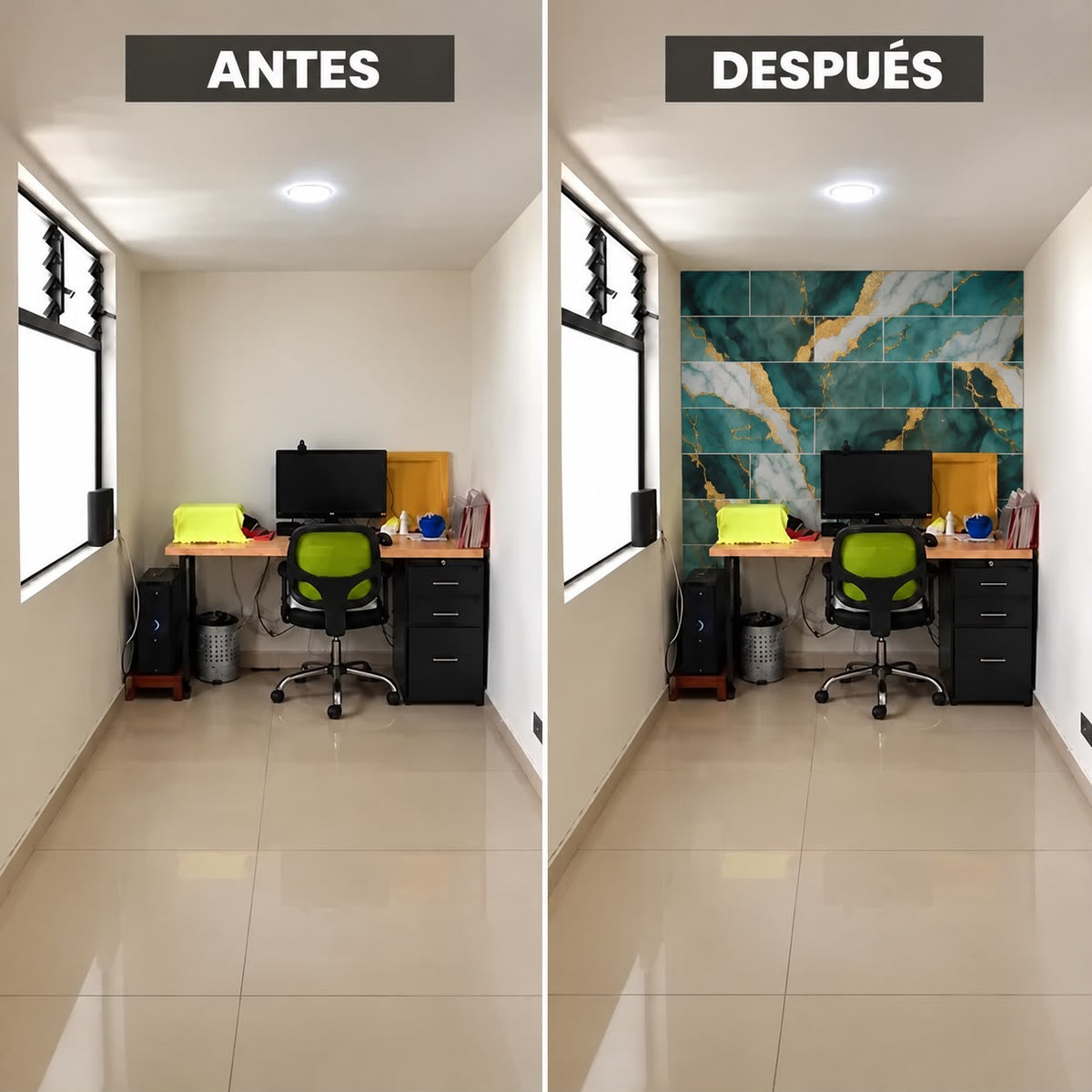 Panel Adhesivo Mármol XBM-04 30cmx60cm x10u
