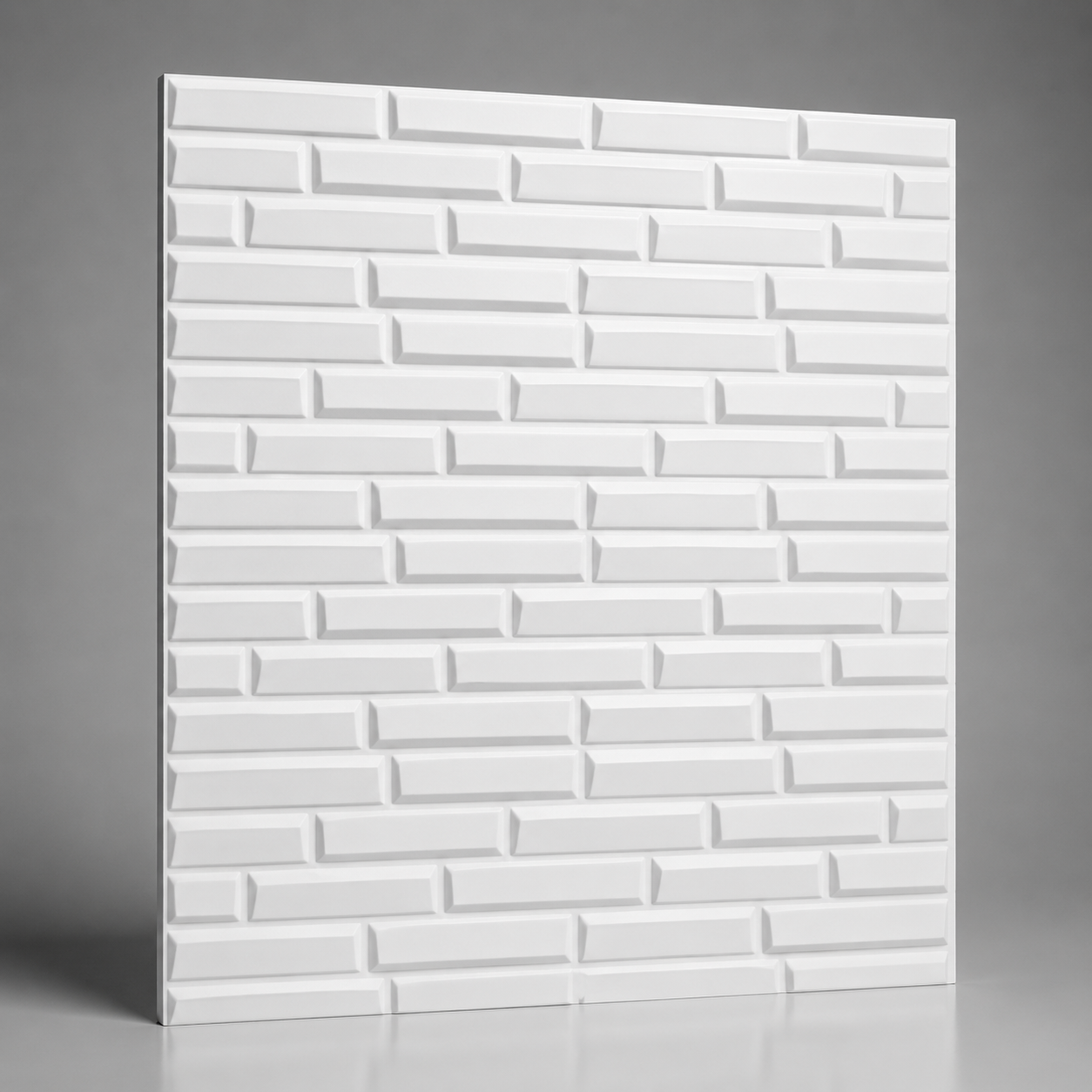 Panel Adhesivo Oblicuo Blanco 70x70