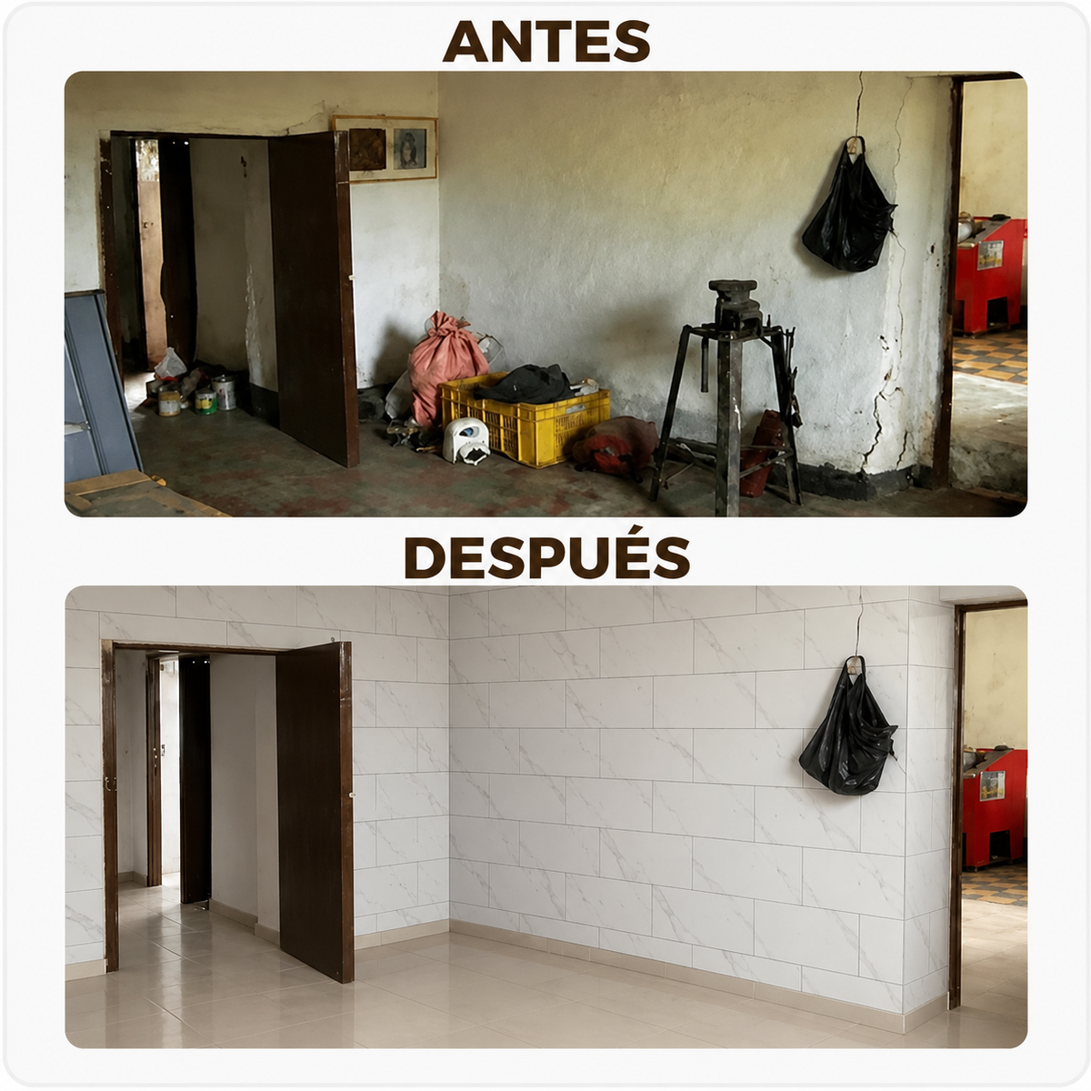 Panel Adhesivo Mármol Nube de Plata 30cmx60cm  x10 unidades
