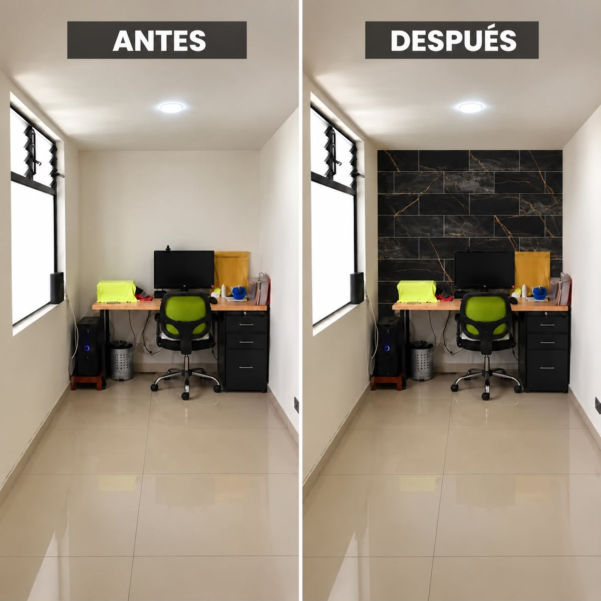 Panel Adhesivo Mármol XBM-16 30cmx60cm x 10 unidades